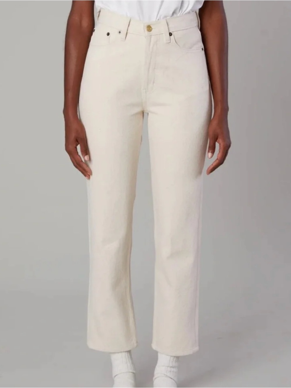 Still Here Cream Tate Jean (Size 25)